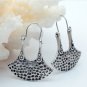 Women Charm Pendant Earrings Vintage Alloy Drop Earrings Antique Silver Lady Earrings
