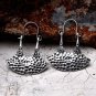Women Charm Pendant Earrings Vintage Alloy Drop Earrings Antique Silver Lady Earrings