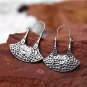 Women Charm Pendant Earrings Vintage Alloy Drop Earrings Antique Silver Lady Earrings