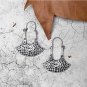 Women Charm Pendant Earrings Vintage Alloy Drop Earrings Antique Silver Lady Earrings