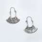 Women Charm Pendant Earrings Vintage Alloy Drop Earrings Antique Silver Lady Earrings