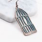 Creative Birdcage Asymmetric Drop Earrings Fashion Women Earring Jewelry Alloy Long Pendant Earrings
