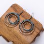 Vintage Circles Drop Earrings Charm Round Pendant Bohemian Earrings Punk Style Women Earrings