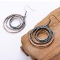 Vintage Circles Drop Earrings Charm Round Pendant Bohemian Earrings Punk Style Women Earrings