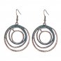 Vintage Circles Drop Earrings Charm Round Pendant Bohemian Earrings Punk Style Women Earrings