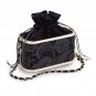 Women Lace Up Occasion Party Spool Heel Court Ankle Boots Shoe and Clutch Set
