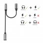 Dual For Lightning Charger Adapter Audio Charger Earphone Jack Cable For iPhone