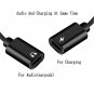Dual For Lightning Charger Adapter Audio Charger Earphone Jack Cable For iPhone