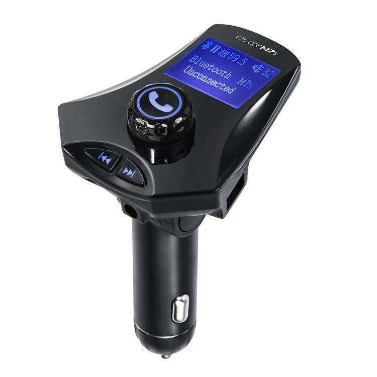 M7S Car Bluetooth FM Transimitter 4 Kinds Play mode Blutooth U disk TF Card MP3
