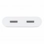 Lightning Cable Adaptor 2 in 1 Listen Music Charging Converter for Iphone