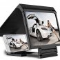Mobile Phone Screen Magnifier Video Display Folding Enlarged Holder Black