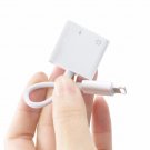 Lightning Cable Adaptor 2 in 1 Listen Music Charging for Iphone 3 pcs/Lot