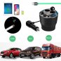 2 Port Dual USB Cigarette Lighter Adapter Socket Splitter Car Charger 12-24V Cup