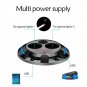 2 Port Dual USB Cigarette Lighter Adapter Socket Splitter Car Charger 12-24V Cup