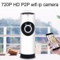Wireless Baby Monitor WiFi IP Camera Motion Detection Intercom 180 Panoramic Cam