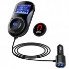 BC30 Smart Car Charger Bluetooth FM Transmitter Support TF Card USB Flash Disk
