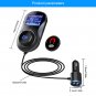 BC30 Smart Car Charger Bluetooth FM Transmitter Support TF Card USB Flash Disk