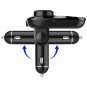Car Bluetooth 4.2+EDR MP3 Player FM Transmitter 1.4 inch LCD Screen Car Charger