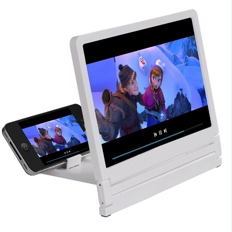 Portable Magnifier Screen 3time enlarge Screen Magnifier for Smartphone Stand