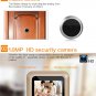 C08 Doorbell Camera Digital Peephole Viewer Cat-Eye Surveillance 2.4" Screen