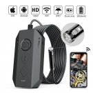 HD 1080P Dual Lens Endoscope Wireless 8 LED Lights Inspection Camera Zoomable