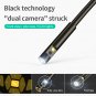Portable Dual Lens Handheld Endoscope 4.3"Screen Inspection Camera Borescope 8mm