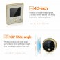 C07 Doorbell Camera Digital Door Viewer 3.5-Inch LCD Display Peephole Wide Angle