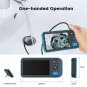 1080P HD Endoscope Camera MS450 Dual Lens Borescope with 4.5"IPS Screen 8mm Lens