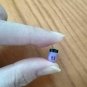 Super MINI AMK 918 Earpiece MICSpy Covert Non-magnetic 30PCS/Lot Purple Earphone
