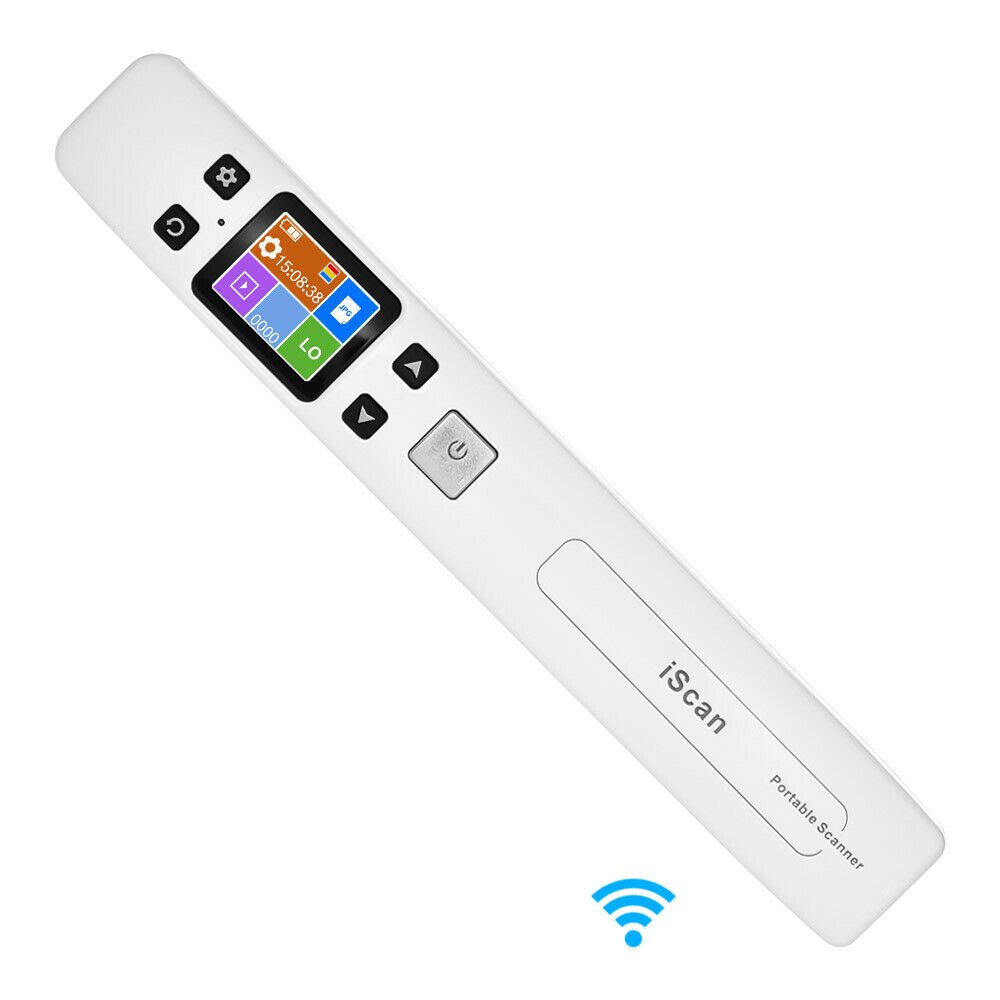 Iscan02  WIFI Portable Scanner A4 Size JPEG/PDF High Speed Document 1050DPI USB