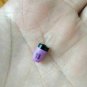 Super MINI AMK 918 Earpiece MIC Spy Covert Non-magnetic 50PCS/Lot Purple Earburd