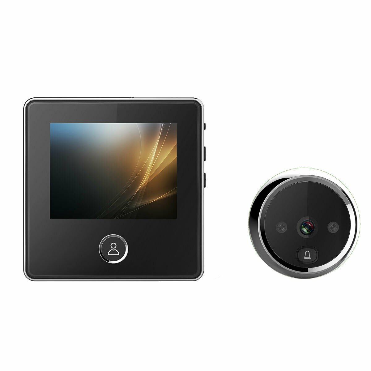 C05 Doorbell Camera 3.0 Inch High-Definition Display Cat Eye Door Surveillance