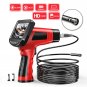 Handheld Endoscope 1080P 8.5mm dula lens 4.3 inch Inspection Camera with 6 LED