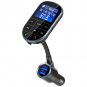 FM Transmitter Modulator Wireless Bluetooth Handsfree Big LCD Screen Dual USB
