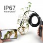 Wifi Dual Lens Endoscope 1080P 8mm 3 meters Handheld 8 LED Light for IOS Android