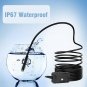 5.5mm Lens WIFI Endoscope Camera with Battery Screen Display HD1080P Waterproof
