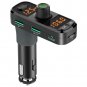 Dual Car Fast Charger Bluetooth 5.0 FM Transmitter Wireless Handsfree QC3.0 MP3