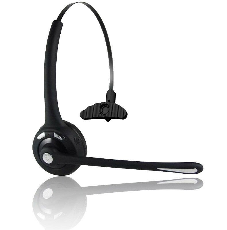 Over the Head Driver Rechargeable Wireless Bluetooth Headset Mic Noise Cancel