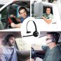 Over the Head Driver Rechargeable Wireless Bluetooth Headset Mic Noise Cancel