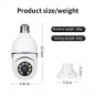 Wifi Light Bulb Camera E27 Wireless IP Cam 360° Two-Way Voice IR 2 Mega Secuity