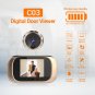 Video Ring Doorbell Camera Door Bell Peephole Home Security 2.8" LCD Display