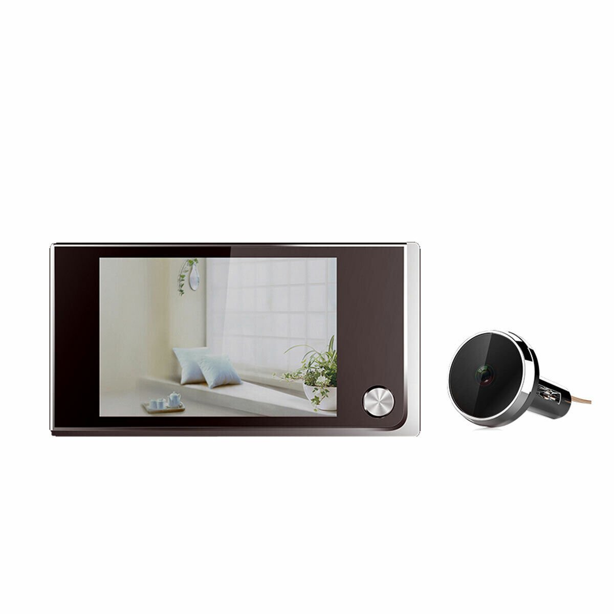 Peephole Doorbell Camera Home Security Video Monitor Door 3.5" LCD Cat Eye Cam