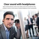Wall Microphone Voice Ear Listen Through Wall Device with Headphone Detector Bug