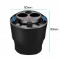 Car Cigarette Charger 12V/24V Dual USB Port Split Lighter Digital LED Voltmeter