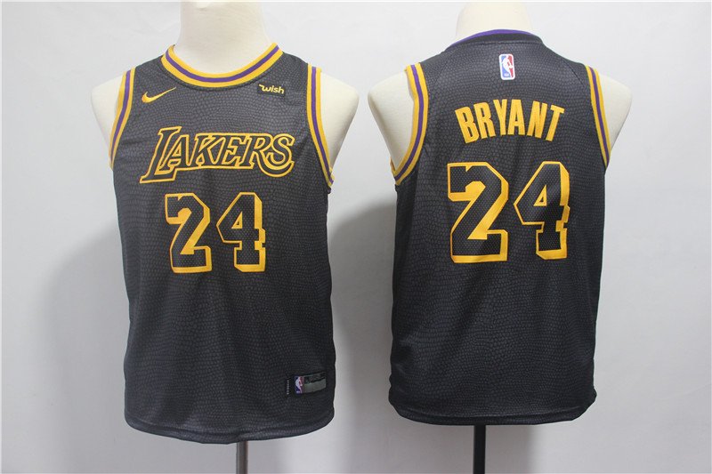 lakers jersey gray