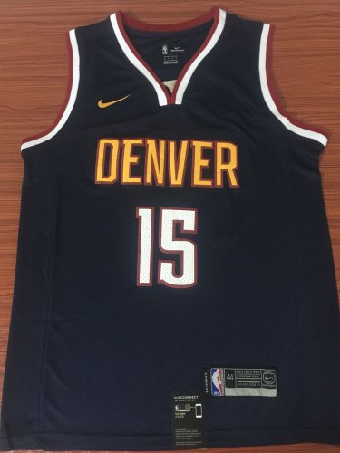 denver nuggets navy blue jersey