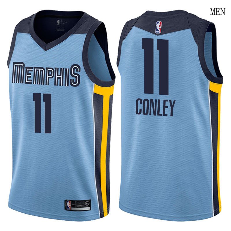 Men's Memphis Grizzlies #11 Mike Conley Basketball Jersey Blue