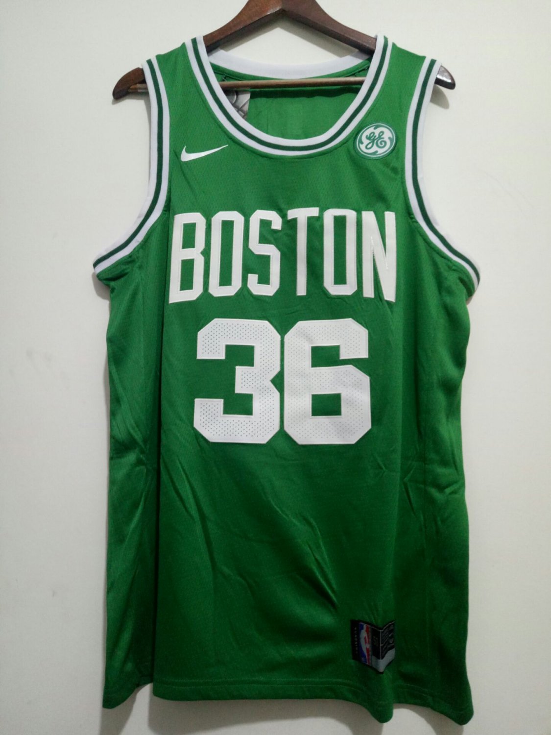 Men's Boston Celtics #36 Marcus Smart Basketball Stitched Jersey Green