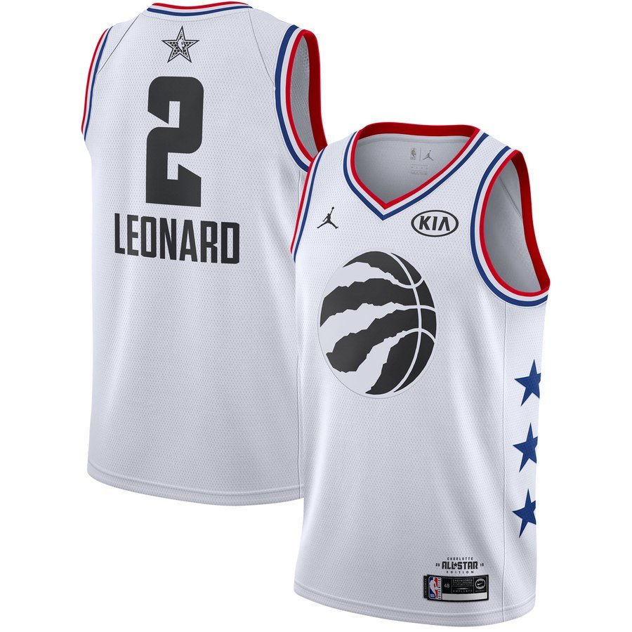 2 Kawhi Leonard Basketball Jersey White