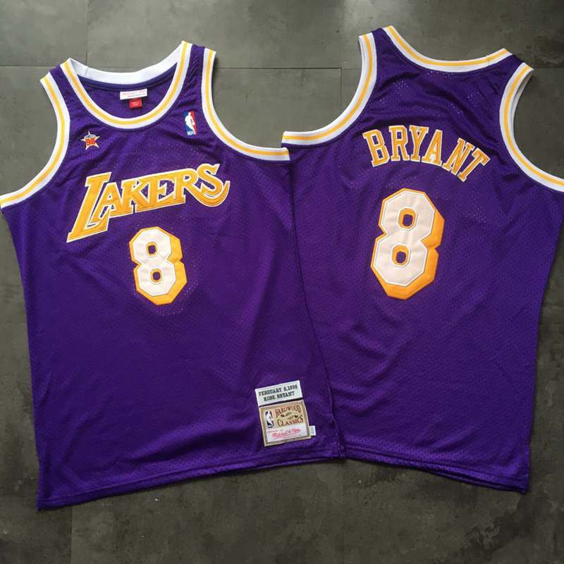 Kobe Bryant Jersey Purple Fine Embroidery